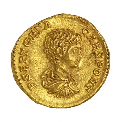 Aureus - Caracalla and Geta P SEPT GETA CAES PONT back