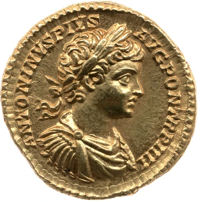 Aureus - Caracalla and Geta P SEPT GETA CAES PONT front