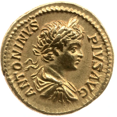 Aureus - Caracalla and Plautilla CONCORDIA FELIX; Concordia front