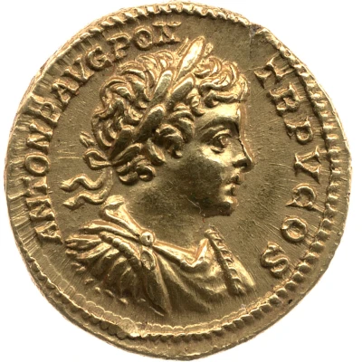 Aureus - Caracalla and Plautilla CONCORDIAE AETERNAE front
