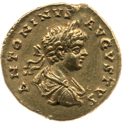 Aureus - Caracalla and Plautilla PLAVTILLAE AVGVSTAE front