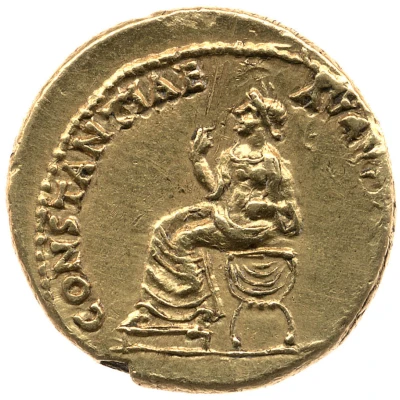 Aureus - Claudius CONSTANTIAE AVGVSTI; Constantia back