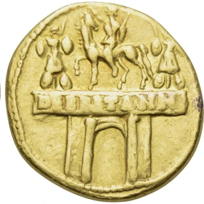 Aureus - Claudius DE BRITANN back