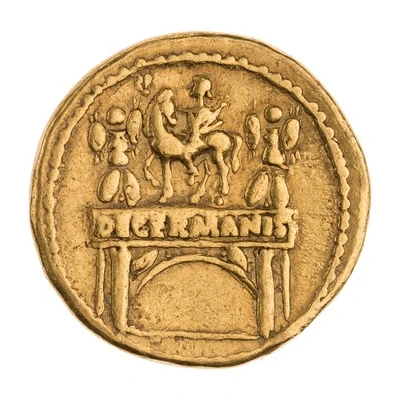 Aureus - Claudius DE GERMANIS back
