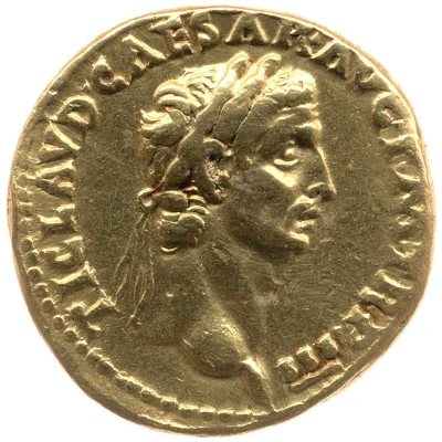 Aureus - Claudius IMPER RECEPT front