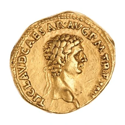 Aureus - Claudius IMPER RECEPT front