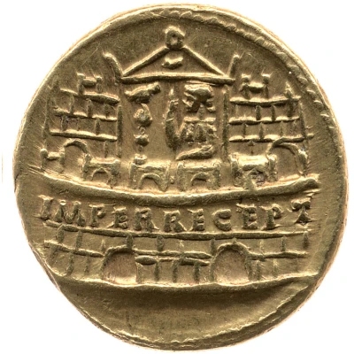 Aureus - Claudius IMPER RECEPT back