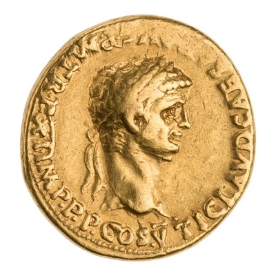 Aureus - Claudius S P Q R PP OB CS front