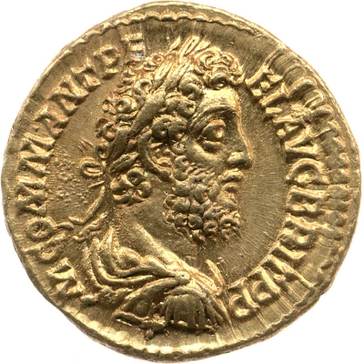 Aureus - Commodus GEN AVG FELIC COS VI; Genius front