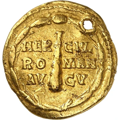 Aureus - Commodus HERCVL ROMAN AVGV back