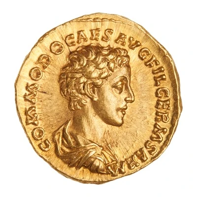 Aureus - Commodus HILARITAS; Hilaritas front