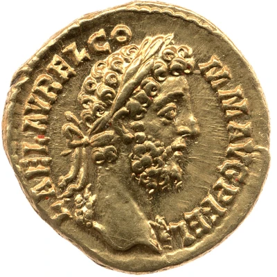 Aureus - Commodus LIB AVG P M TR P XVII COS VII P P; Libertas front