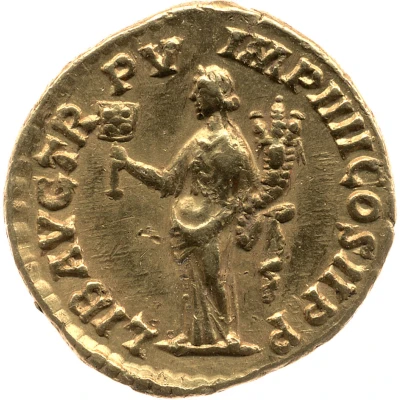 Aureus - Commodus LIB AVG TR P V IMP IIII COS II P P; Liberalitas back