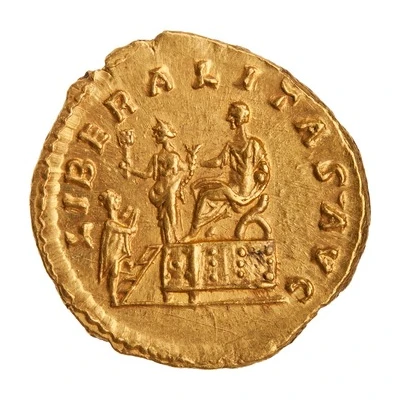 Aureus - Commodus LIBERALITAS AVG; Liberalitas back