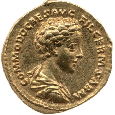 Aureus - Commodus LIBERALITAS AVG; Liberalitas front