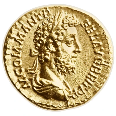 Aureus - Commodus MIN AVG P M TR P XVI COS VI; Minerva front