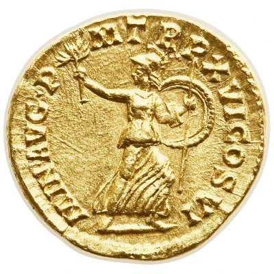 Aureus - Commodus MIN AVG P M TR P XVI COS VI; Minerva back