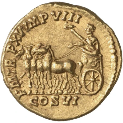 Aureus - Commodus P M TR P XV IMP VIII COS VI back