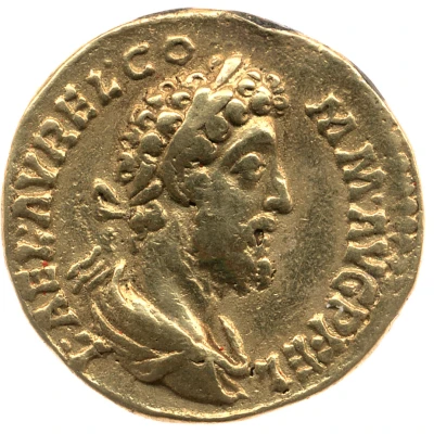 Aureus - Commodus P M TR P XVII IMP VIII COS VII P P; Mars front