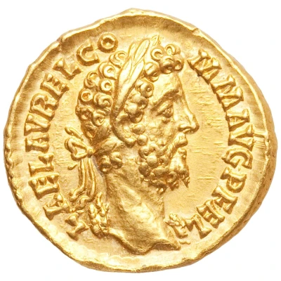 Aureus - Commodus P M TR P XVII IMP VIII COS VII P P; Victory front
