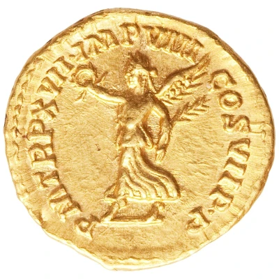 Aureus - Commodus P M TR P XVII IMP VIII COS VII P P; Victory back