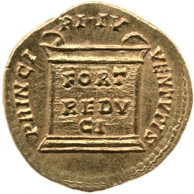 Aureus - Commodus PRINCIPI IVVENTVTIS back