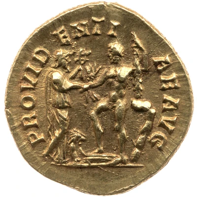 Aureus - Commodus PROVIDENTIAE AVG; Hercules back