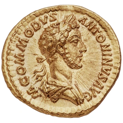 Aureus - Commodus SECVRITAS PVBLICA TR P VI IMP IIII COS III P P; Securitas front