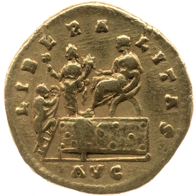 Aureus - Commodus SPES PVBLICA; Spes back