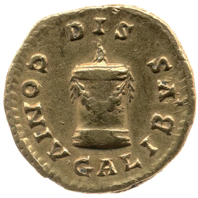 Aureus - Crispina DIS CONIVGALIBVS back