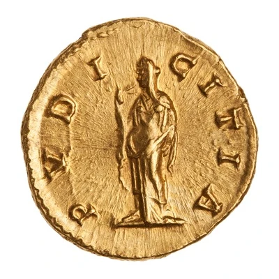 Aureus - Crispina PVDICITIA; Pudicitia back