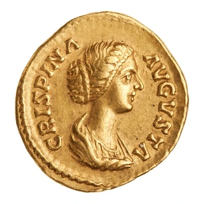 Aureus - Crispina VENVS FELIX; Venus front
