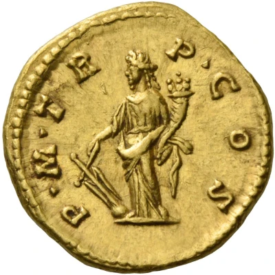 Aureus - Didius Julianus P M TR P COS; Fortuna back
