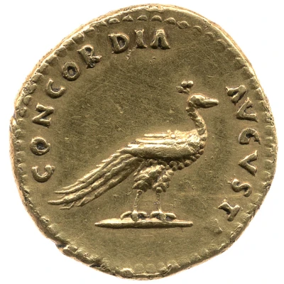 Aureus - Domitia CONCORDIA AVGVSTA back