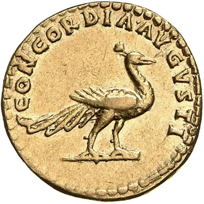 Aureus - Domitia CONCORDIA AVGVSTI back