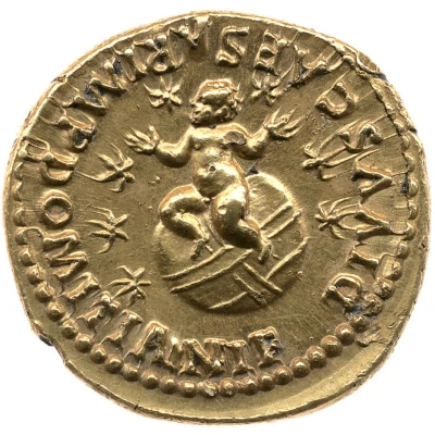 Aureus - Domitia DIVVS CAESAR IMP DOMITIANI F back
