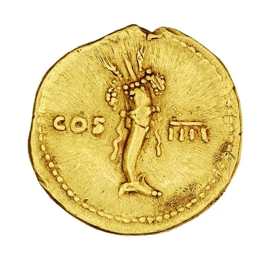 Aureus - Domitian COS IIII back