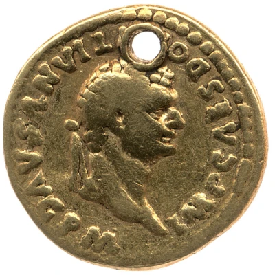 Aureus - Domitian COS VII DES VIII P P front