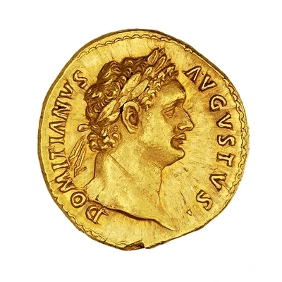 Aureus - Domitian GERMANICVS COS XIIII; Germania front