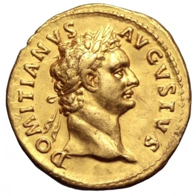 Aureus - Domitian GERMANICVS COS XIIII; Minerva front