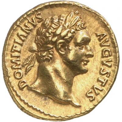 Aureus - Domitian GERMANICVS COS XIIII; Minerva front