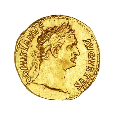 Aureus - Domitian GERMANICVS COS XV; Germania front