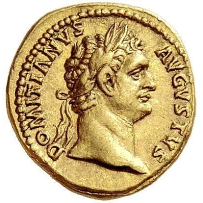 Aureus - Domitian GERMANICVS COS XV; Minerva front