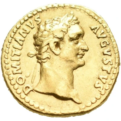 Aureus - Domitian GERMANICVS COS XV; Minerva front