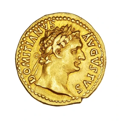 Aureus - Domitian GERMANICVS COS XVI; Germania front