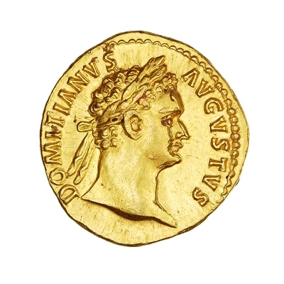 Aureus - Domitian GERMANICVS COS XVI; Minerva front
