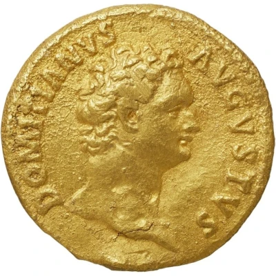 Aureus - Domitian GERMANICVS COS XVII; Germania front
