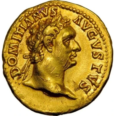 Aureus - Domitian GERMANICVS COS XVII; Minerva front