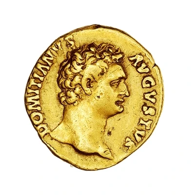 Aureus - Domitian GERMANICVS COS XVII; Victory front