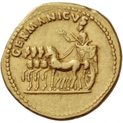 Aureus - Domitian GERMANICVS back